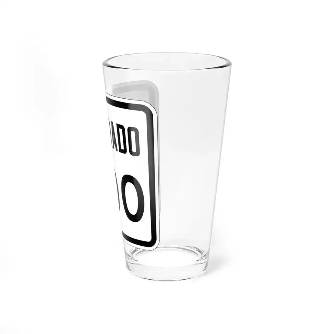 Colorado 000 1946 template (Colorado) (Road Sign) Pint Glss 16oz - Go Mug Yourself