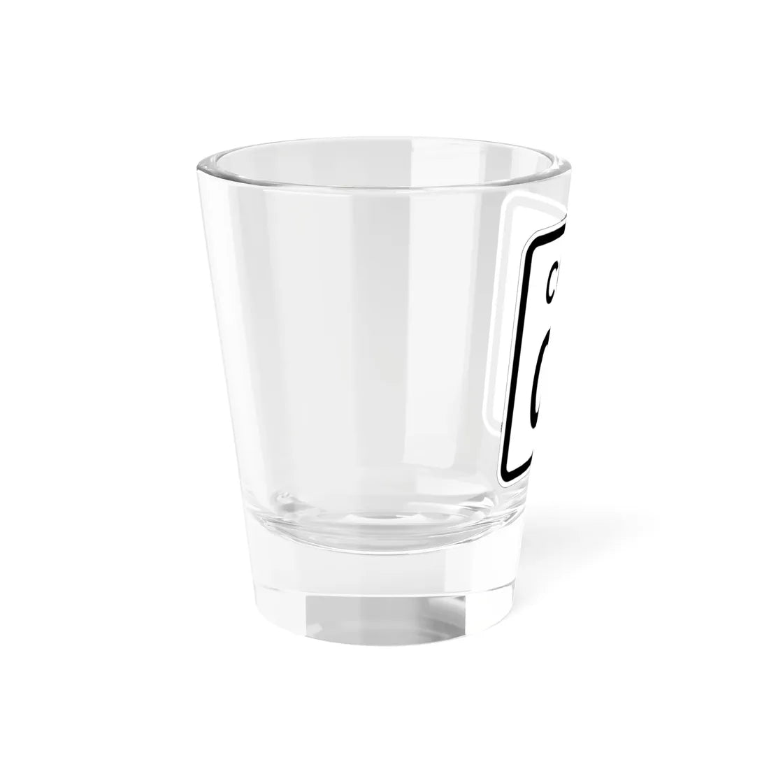 Colorado 000 1952 template (Colorado) (Road Sign) Shot Glass 1.5oz - Go Mug Yourself