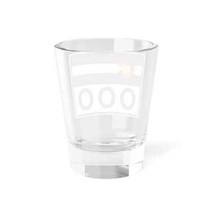 Colorado 000 wide (Colorado) (Road Sign) Shot Glass 1.5oz - Go Mug Yourself