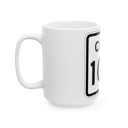 Colorado 100 1952 (Colorado) (Road Sign) White Coffee Mug - Go Mug Yourself