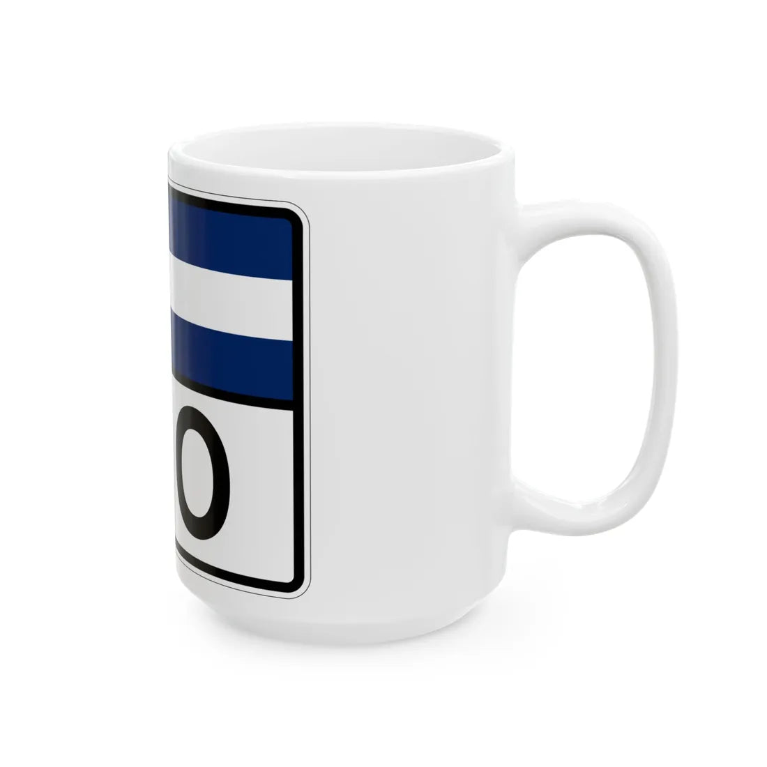 Colorado 100 wide (Colorado) (Road Sign) White Coffee Mug - Go Mug Yourself