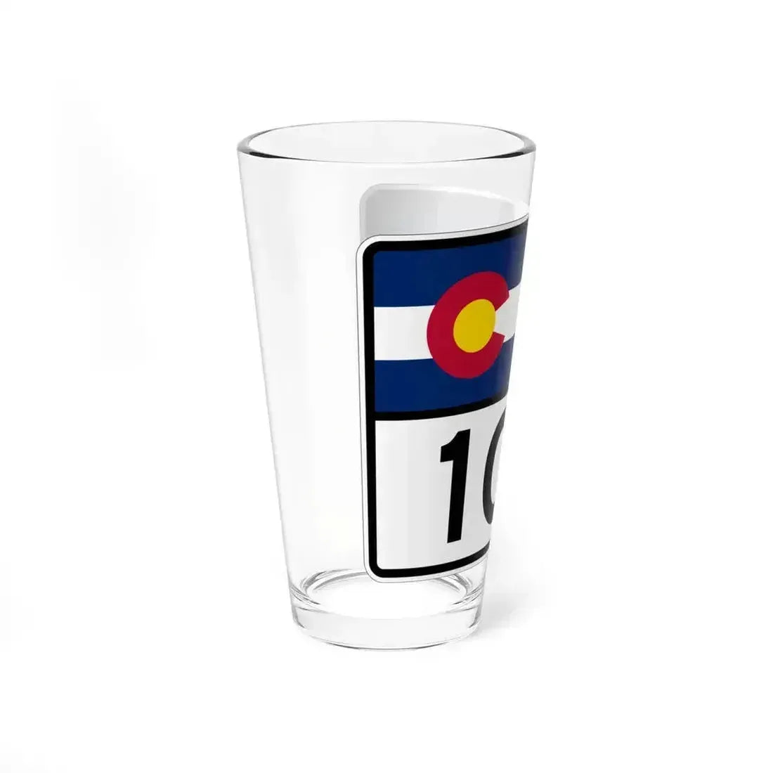 Colorado 103 wide (Colorado) (Road Sign) Pint Glass 16oz - Go Mug Yourself