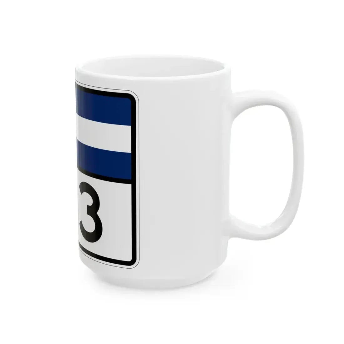 Colorado 103 wide (Colorado) (Road Sign) White Coffee Mug - Go Mug Yourself