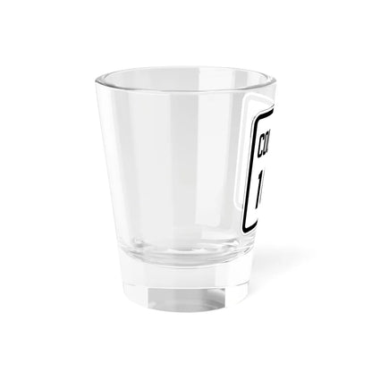 Colorado 107 1926 (Colorado) (Road Sign) Shot Glass 1.5oz - Go Mug Yourself