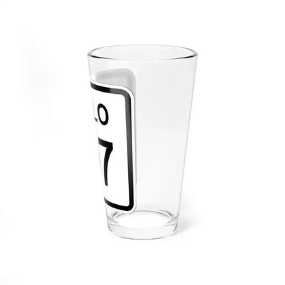 Colorado 107 1952 (Colorado) (Road Sign) Pint Glass 16oz - Go Mug Yourself