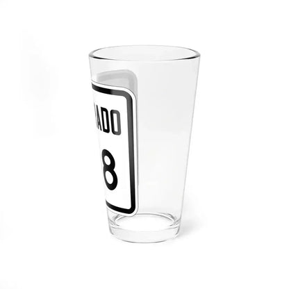 Colorado 108 1946 (Colorado) (Road Sign) Pint Glss 16oz - Go Mug Yourself