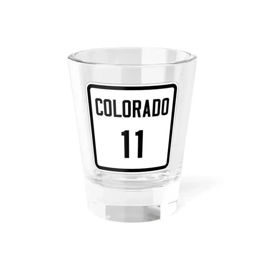 Colorado 11 1946 (Colorado) (Road Sign) Shot Glass 1.5oz 1.5oz - Go Mug Yourself