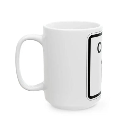 Colorado 11 1952 (Colorado) (Road Sign) White Coffee Mug - Go Mug Yourself