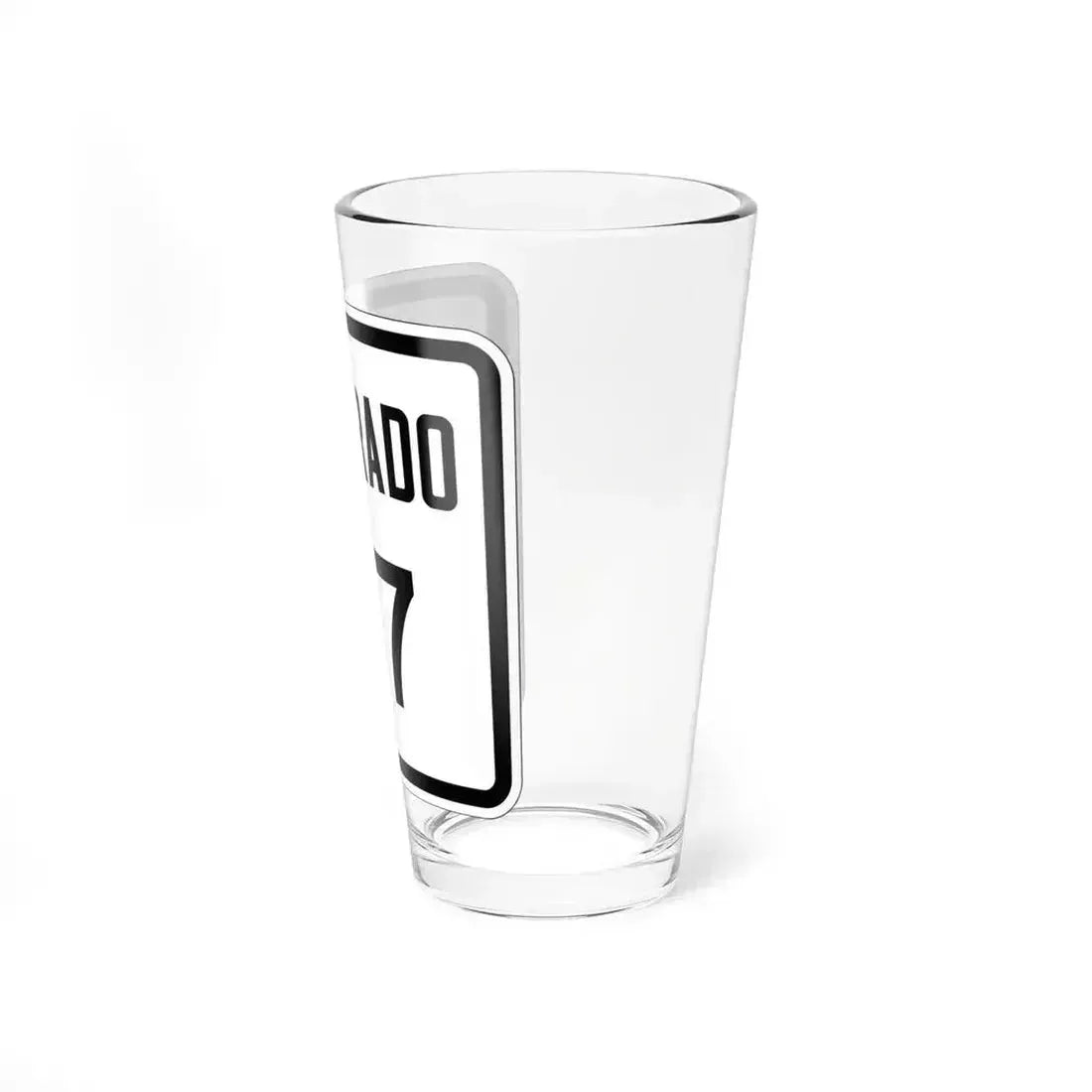Colorado 117 1946 (Colorado) (Road Sign) Pint Glss 16oz - Go Mug Yourself
