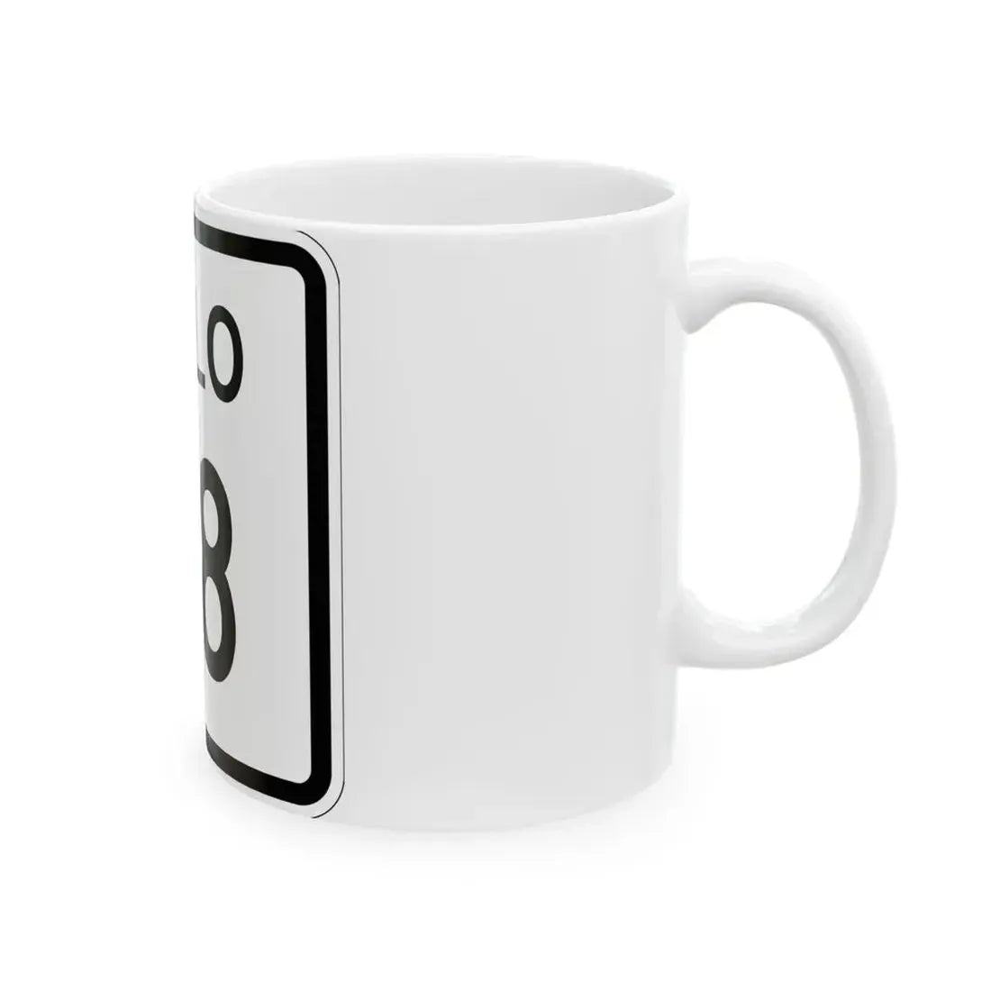Colorado 118 1952 (Colorado) (Road Sign) White Coffee Mug - Go Mug Yourself