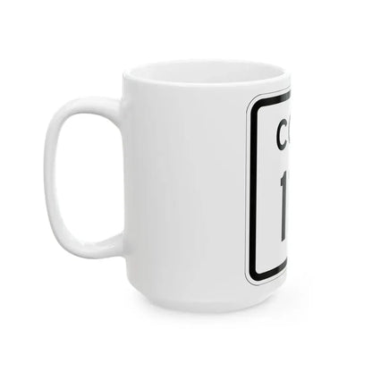 Colorado 118 1952 (Colorado) (Road Sign) White Coffee Mug - Go Mug Yourself