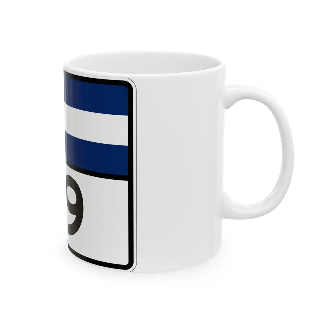 Colorado 119 wide (Colorado) (Road Sign) White Coffee Mug - Go Mug Yourself