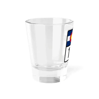 Colorado 121 (Colorado) (Road Sign) Shot Glass 1.5oz - Go Mug Yourself