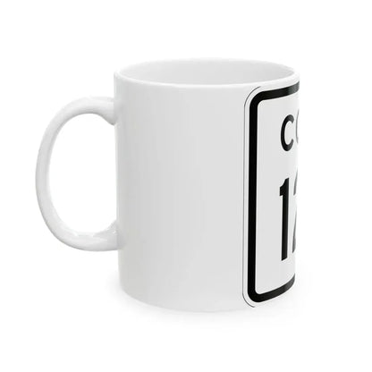 Colorado 123 1952 (Colorado) (Road Sign) White Coffee Mug - Go Mug Yourself