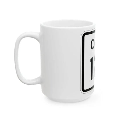 Colorado 123 1952 (Colorado) (Road Sign) White Coffee Mug - Go Mug Yourself