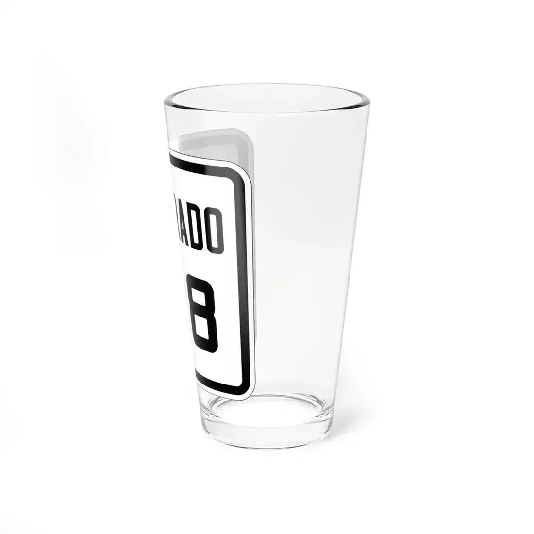 Colorado 128 1926 (Colorado) (Road Sign) Pint Glss 16oz - Go Mug Yourself