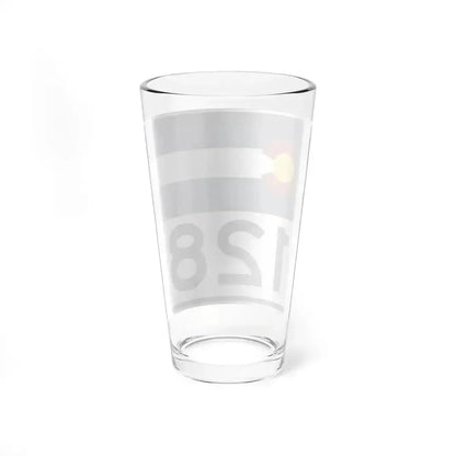 Colorado 128 wide (Colorado) (Road Sign) Pint Glss 16oz - Go Mug Yourself