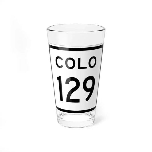 Colorado 129 1952 (Colorado) (Road Sign) Pint Glass 16oz 16oz - Go Mug Yourself
