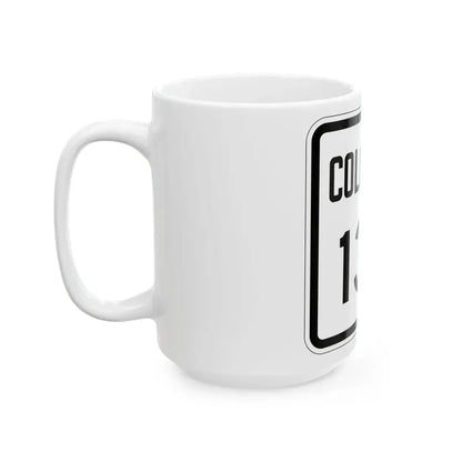 Colorado 134 1946 (Colorado) (Road Sign) White Coffee Mug - Go Mug Yourself