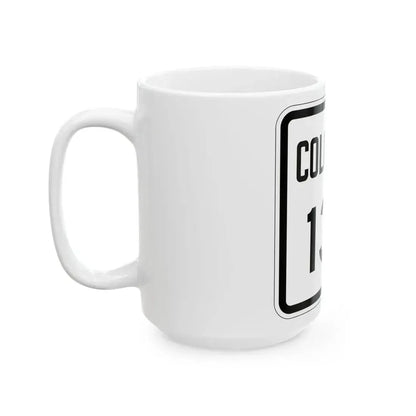Colorado 137 1946 (Colorado) (Road Sign) White Coffee Mug - Go Mug Yourself