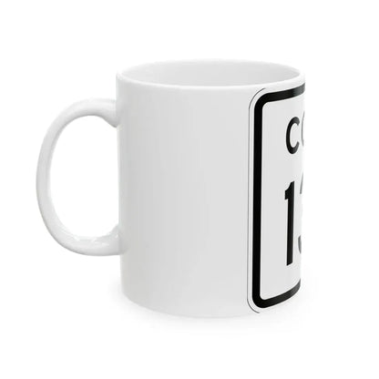 Colorado 137 1952 (Colorado) (Road Sign) White Coffee Mug - Go Mug Yourself