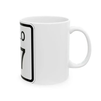 Colorado 137 1952 (Colorado) (Road Sign) White Coffee Mug - Go Mug Yourself