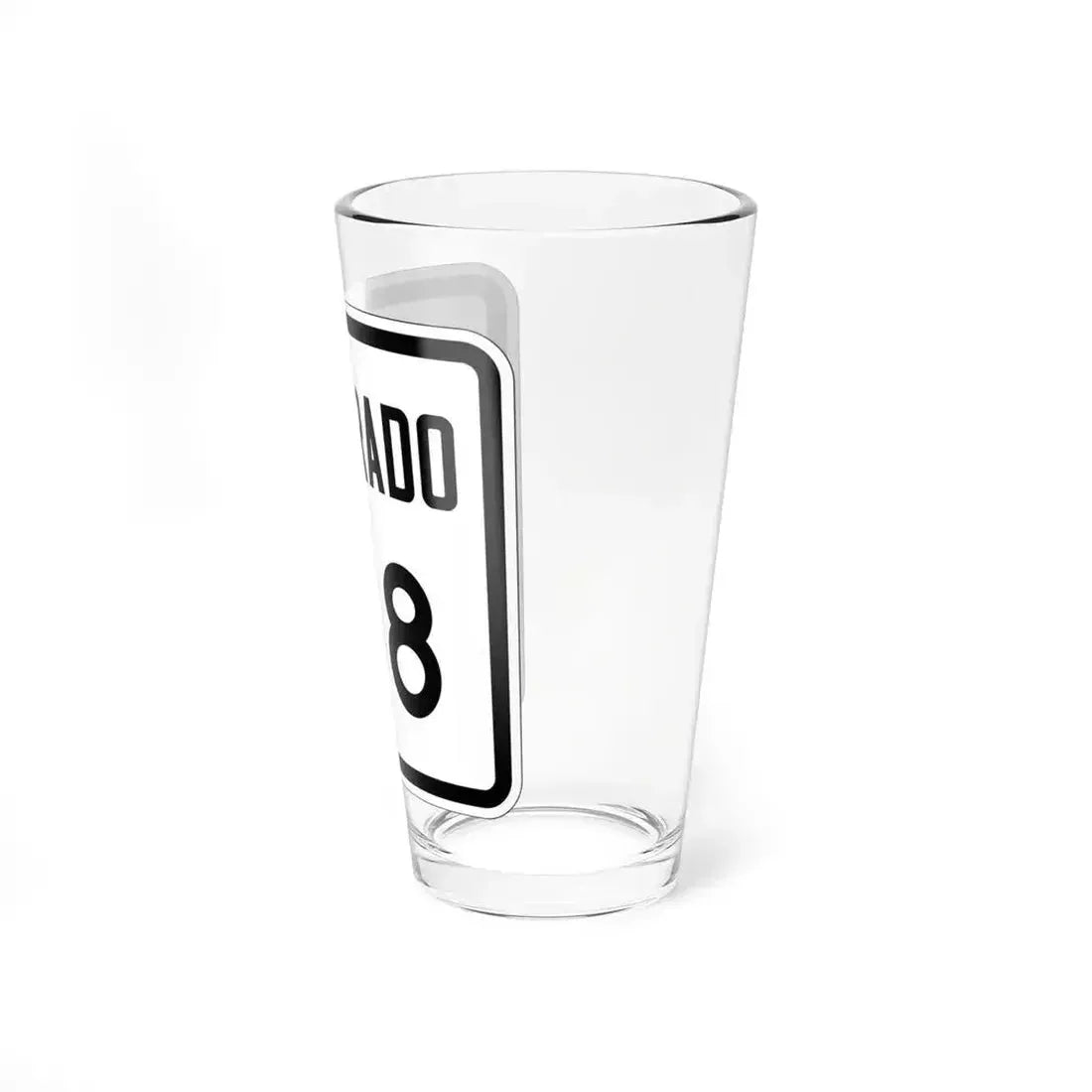 Colorado 138 1946 (Colorado) (Road Sign) Pint Glss 16oz - Go Mug Yourself
