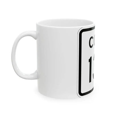 Colorado 138 1952 (Colorado) (Road Sign) White Coffee Mug - Go Mug Yourself
