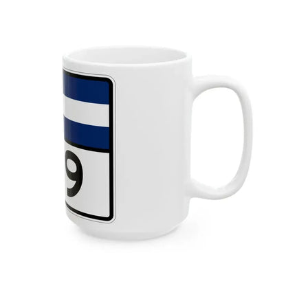 Colorado 139 wide (Colorado) (Road Sign) White Coffee Mug - Go Mug Yourself