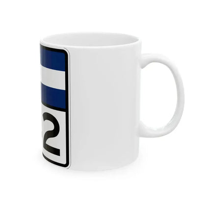 Colorado 142 (Colorado) (Road Sign) White Coffee Mug - Go Mug Yourself