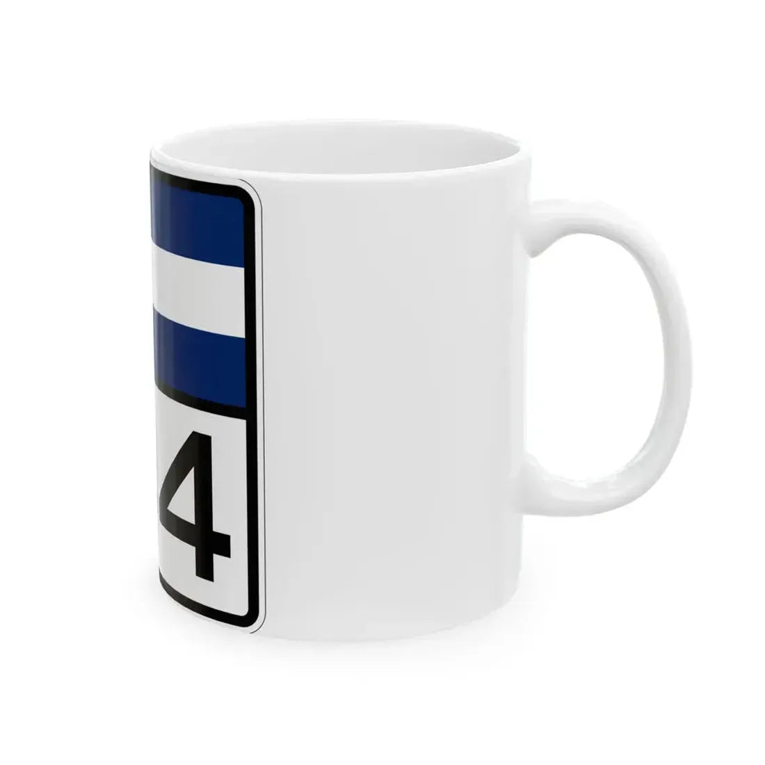 Colorado 144 (Colorado) (Road Sign) White Coffee Mug - Go Mug Yourself