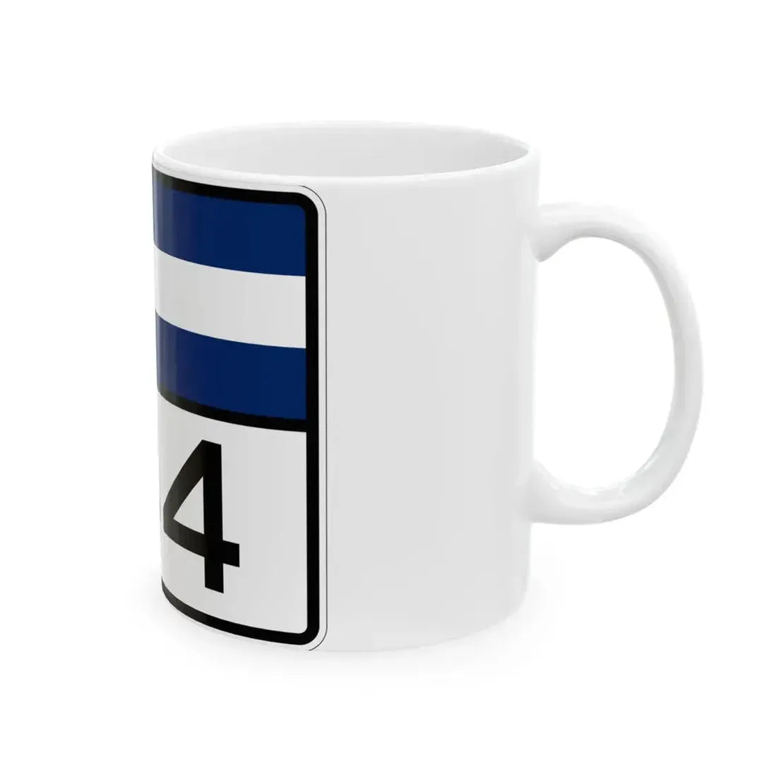 Colorado 144 wide (Colorado) (Road Sign) White Coffee Mug - Go Mug Yourself