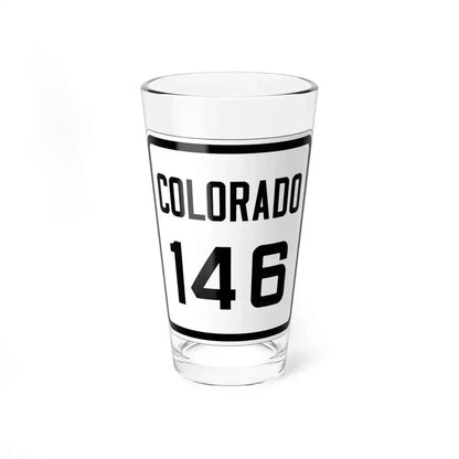 Colorado 146 1926 (Colorado) (Road Sign) Pint Glass 16oz 16oz - Go Mug Yourself