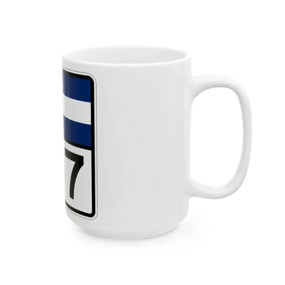 Colorado 147 (Colorado) (Road Sign) White Coffee Mug - Go Mug Yourself