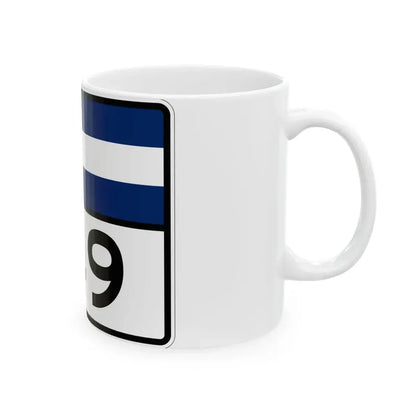 Colorado 149 wide (Colorado) (Road Sign) White Coffee Mug - Go Mug Yourself