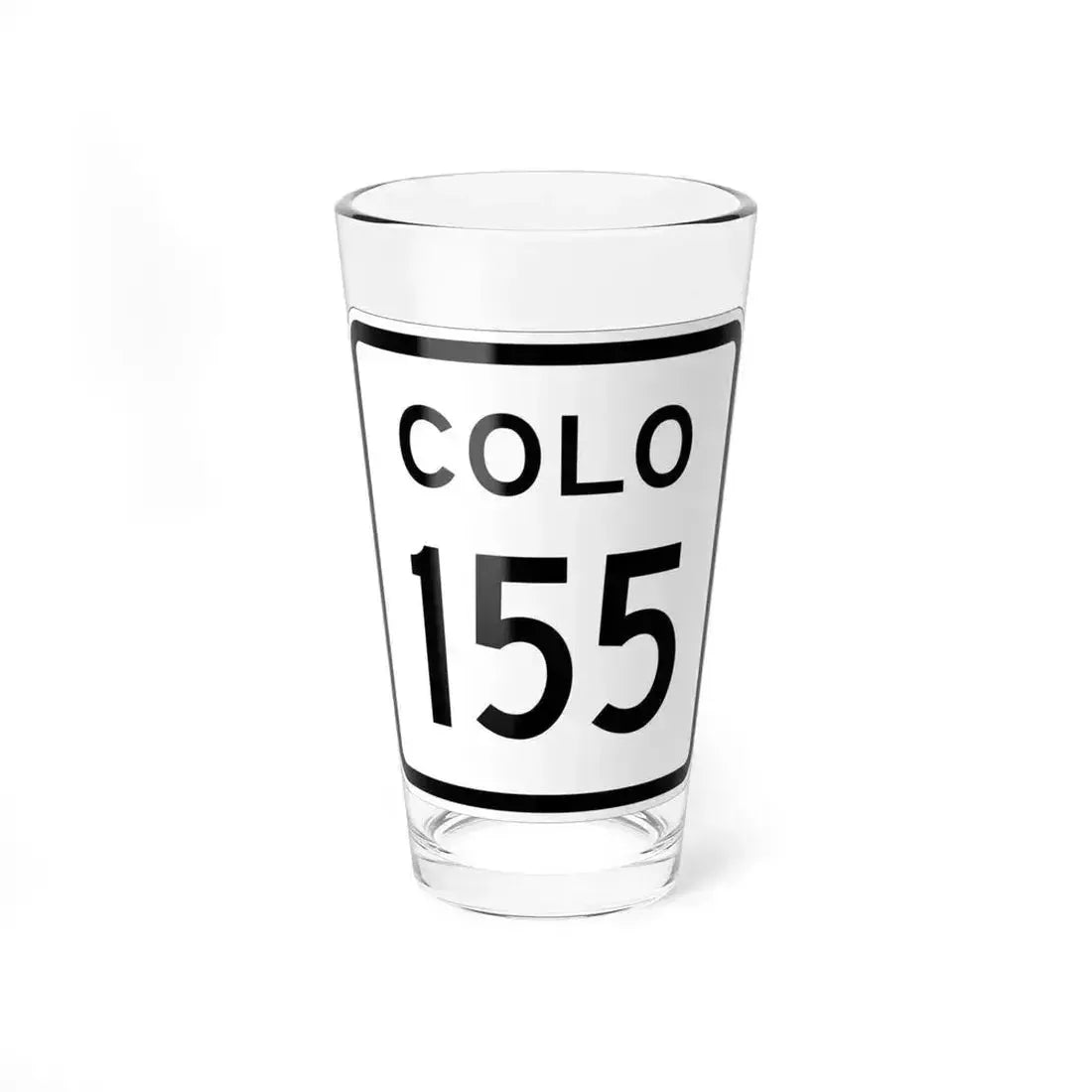 Colorado 155 1952 (Colorado) (Road Sign) Pint Glass 16oz 16oz - Go Mug Yourself