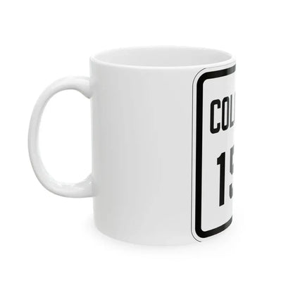 Colorado 156 1926 (Colorado) (Road Sign) White Coffee Mug - Go Mug Yourself