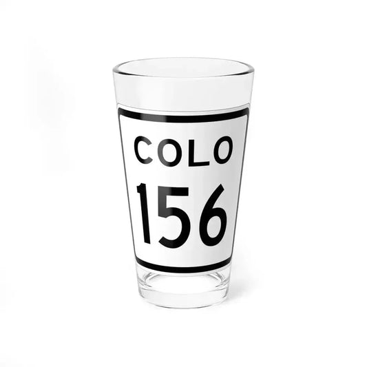 Colorado 156 1952 (Colorado) (Road Sign) Pint Glass 16oz 16oz - Go Mug Yourself
