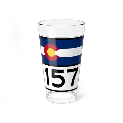 Colorado 157 (Colorado) (Road Sign) Pint Glss 16oz 16oz - Go Mug Yourself