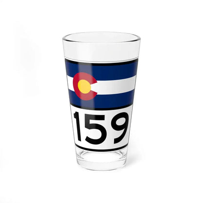 Colorado 159 (Colorado) (Road Sign) Pint Glss 16oz 16oz - Go Mug Yourself