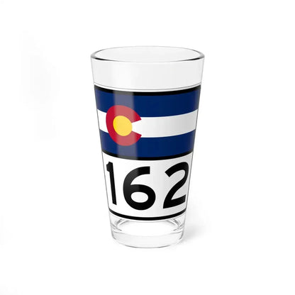Colorado 162 (Colorado) (Road Sign) Pint Glass 16oz 16oz - Go Mug Yourself