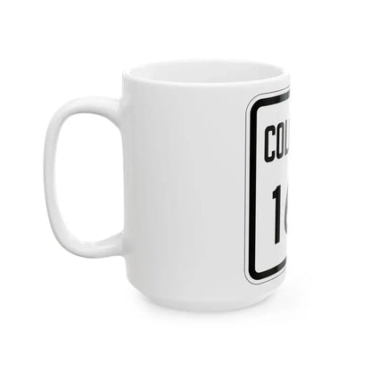 Colorado 164 1946 (Colorado) (Road Sign) White Coffee Mug - Go Mug Yourself