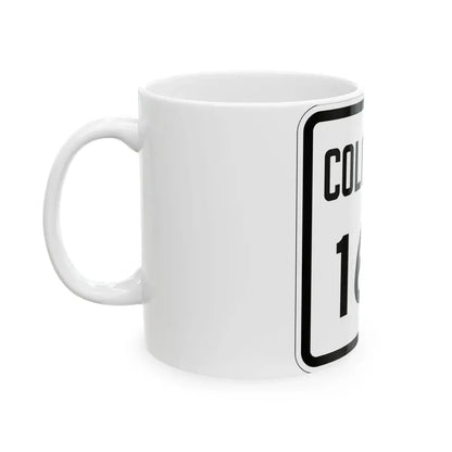Colorado 166 1946 (Colorado) (Road Sign) White Coffee Mug - Go Mug Yourself