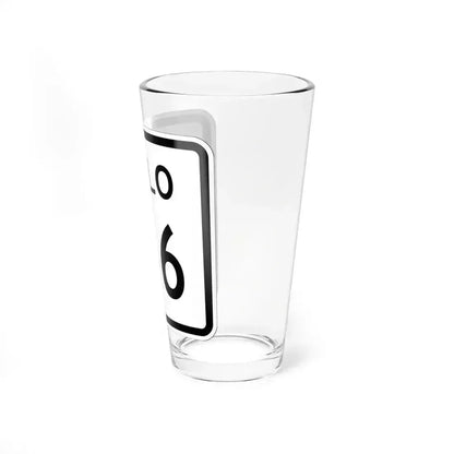 Colorado 166 1952 (Colorado) (Road Sign) Pint Glass 16oz - Go Mug Yourself