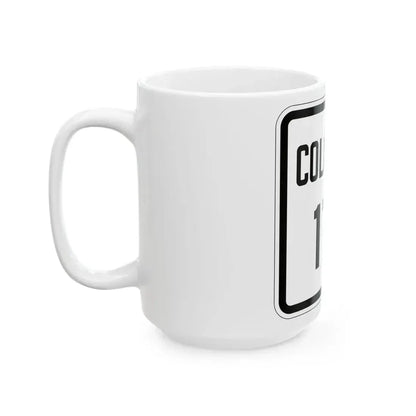 Colorado 171 1926 (Colorado) (Road Sign) White Coffee Mug - Go Mug Yourself