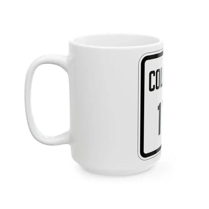 Colorado 171 1946 (Colorado) (Road Sign) White Coffee Mug - Go Mug Yourself