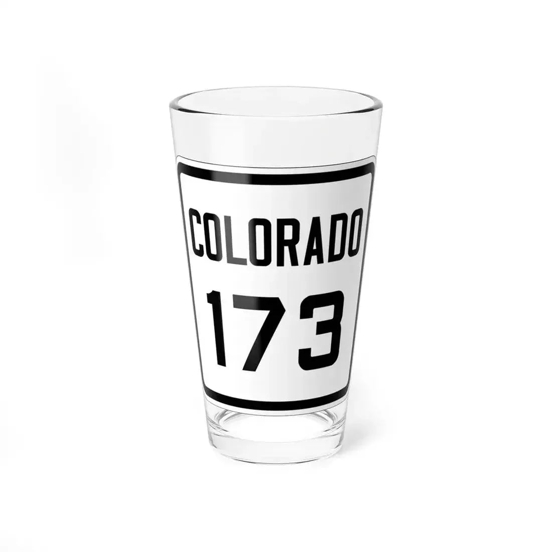 Colorado 173 1926 (Colorado) (Road Sign) Pint Glass 16oz 16oz - Go Mug Yourself