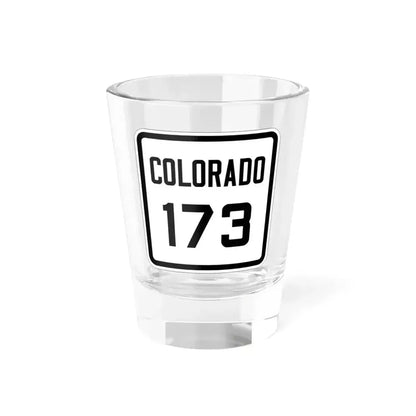 Colorado 173 1926 (Colorado) (Road Sign) Shot Glass 1.5oz 1.5oz - Go Mug Yourself
