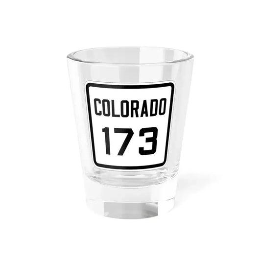 Colorado 173 1926 (Colorado) (Road Sign) Shot Glass 1.5oz 1.5oz - Go Mug Yourself