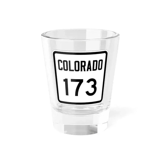Colorado 173 1946 (Colorado) (Road Sign) Shot Glass 1.5oz 1.5oz - Go Mug Yourself